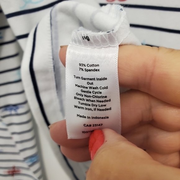 EC Talbots Hello Saturday Striped Pullover Size P, Nautical, Preppy - Picture 7 of 8